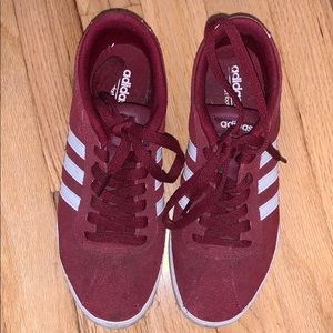 Maroon Adidas Sneakers 👟